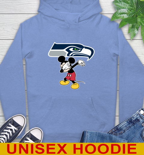 Seattle Seahawks NFL Football Dabbing Mickey Disney Sports Hoodie 11