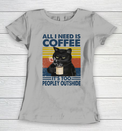 Cat that's what I do I drink beer I hate people and I know things vintage Women's T-Shirt 8