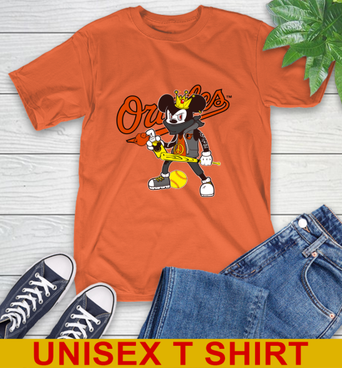 Baltimore Orioles MLB Baseball Mickey Peace Sign Sports T-Shirt 6 Baltimore Orioles MLB Baseball Mickey Peace Sign Sports T-Shirt - Image 6