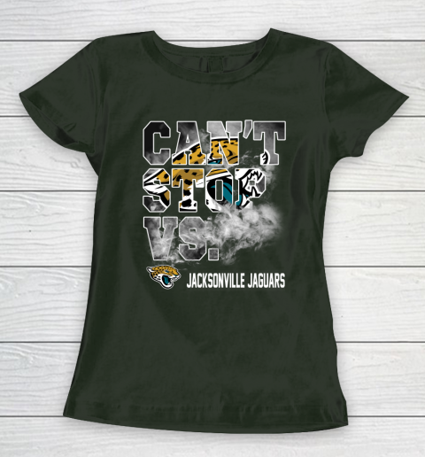 NFL Jacksonville Jaguars Can't Stop Vs Women's T-Shirt 4