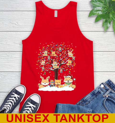 Shiba inu dog pet lover light christmas tree shirt 71