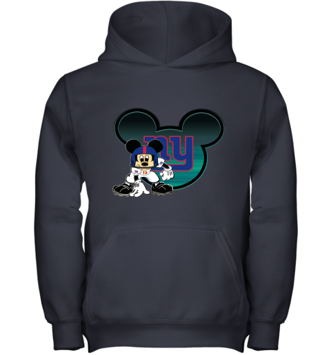 NFL New York Giants Mickey Mouse Disney Football T Shirt 0puMkVJBVZq youth hoodie 43 95 151514 front navy