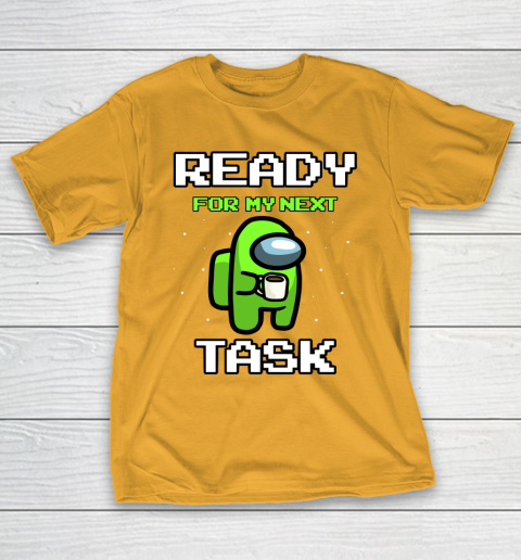 Among Us Shirt Ready For Work Green T-Shirt 2