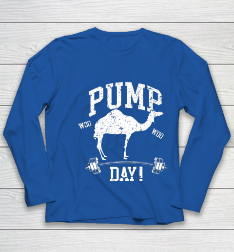 Funny Pump Day Hump Day Camel Weight Lifting Training Gym Youth Long Sleeve 8 Funny Pump Day Hump Day Camel Weight Lifting Training Gym Youth Long Sleeve - Image 8