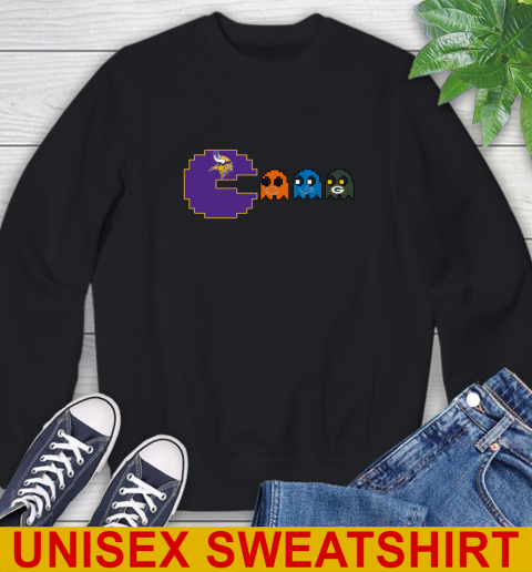 Minnesota Vikings NFL Football Pac Man Champion Sweatshirt 2