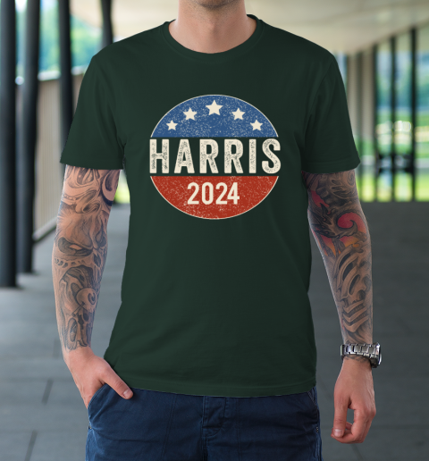 Kamala Harris 2024 For President Campaign US Flag T-Shirt 3
