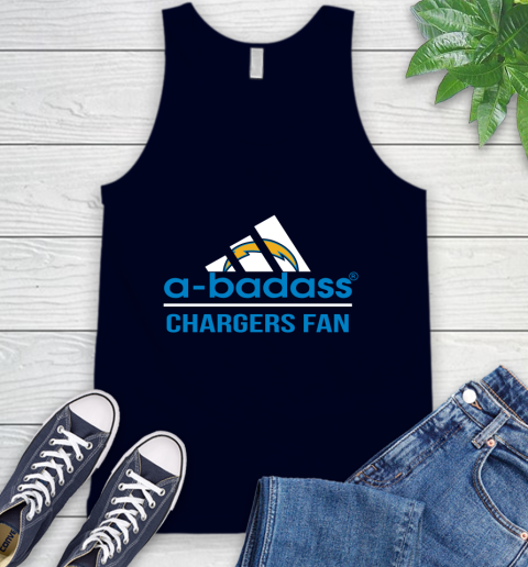 San Diego Chargers NFL Football A Badass Adidas Adoring Fan Sports Tank Top 2