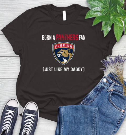 NHL Florida Panthers Hockey Loyal Fan Just Like My Daddy Shirt Women's T-Shirt 10 NHL Florida Panthers Hockey Loyal Fan Just Like My Daddy Shirt Women's T-Shirt - Image 10