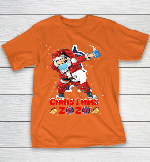Los Angeles Angels Funny Santa Claus Dabbing Christmas 2020 MLB Youth T-Shirt 4