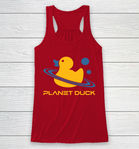Planet Duck Quackity Racerback Tank 4