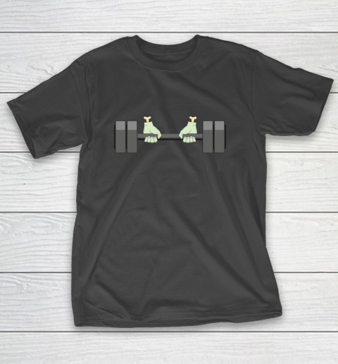 Training Day Zombie Deadlift Weight Training Pun Funny Undead Deadlifting T-Shirt