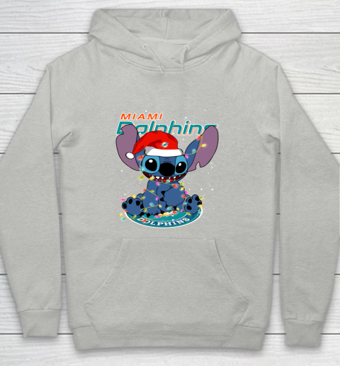 Miami Dolphins NFL Football noel stitch Christmas Youth Hoodie