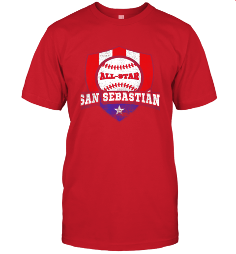 j91v san sebastian puerto rico puerto rican pr baseball jersey t shirt 60 front red