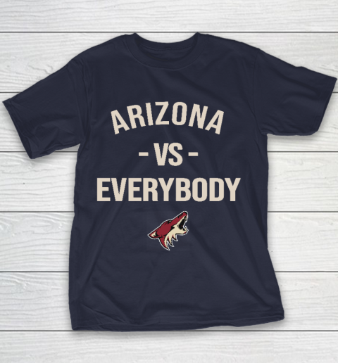 Arizona Coyotes Vs Everybody Youth T-Shirt 2