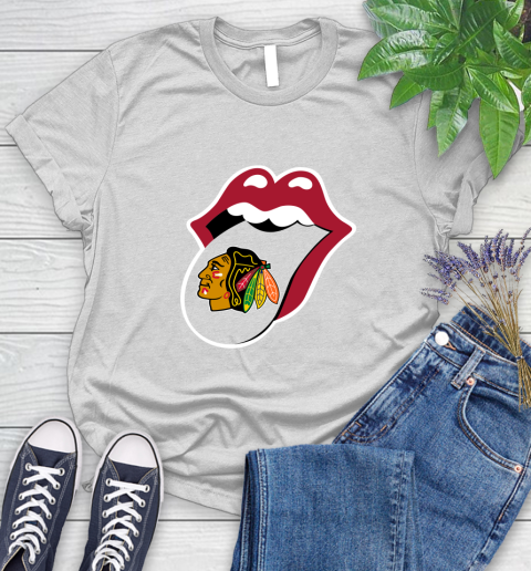 Chicago Blackhawks NHL Hockey Lips I Root For My Team Adoring Fan 91