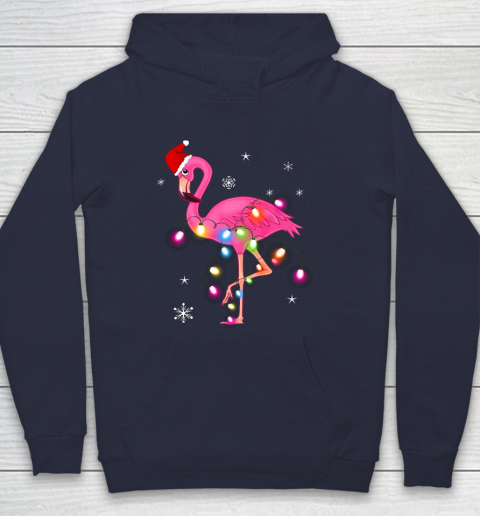 Pink Flamingo Christmas Hoodie 2