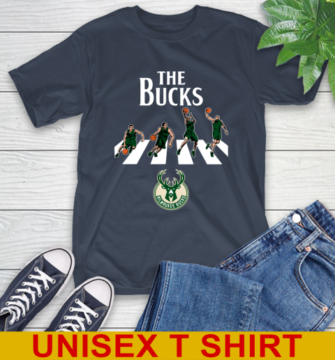 NBA Basketball Milwaukee Bucks The Beatles Rock Band Shirt T-Shirt 3