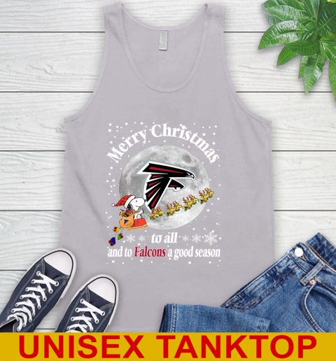 Atlanta Falcons Merry Christmas To All And ToF alcons A Good Season NFL Football Sports Tank Top 3