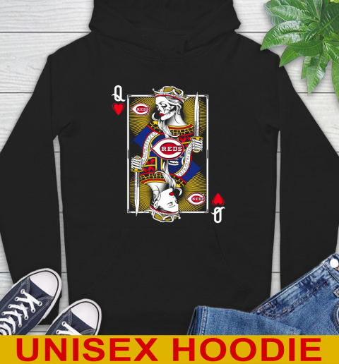 MLB Baseball Cincinnati Reds The Queen Of Hearts Card Shirt Hoodie