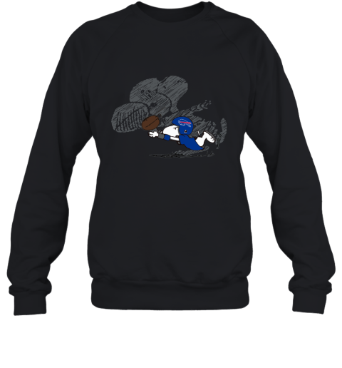Buffalo BIlls Snoopy Plays The Football Game Shirts Sweatshirt