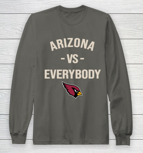 Arizona Cardinals Vs Everybody Long Sleeve T-Shirt 5