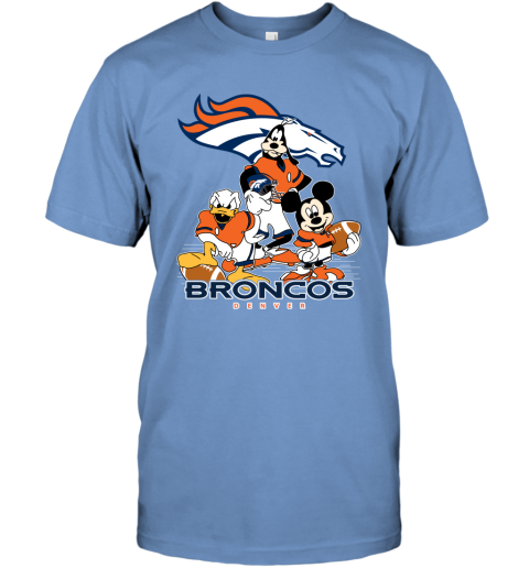 Denver Broncos Mickey Mouse Disney Nfl Shirt Youth Ls Shirt funny