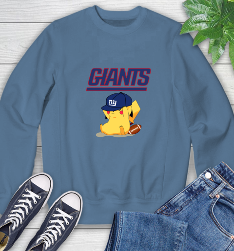 NFL Pikachu Football Sports New York Giants Sweatshirt 7