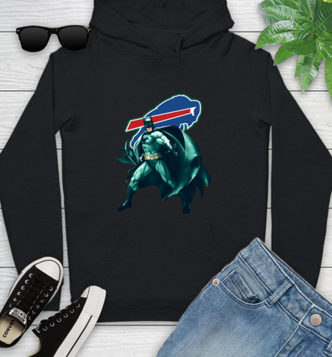 NFL Batman Football Sports Buffalo Bills Youth Hoodie 2