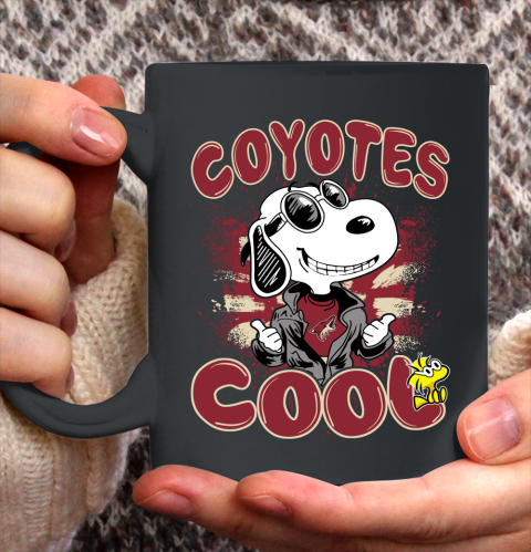 NHL Hockey Arizona Coyotes Cool Snoopy Shirt Ceramic Mug 15oz