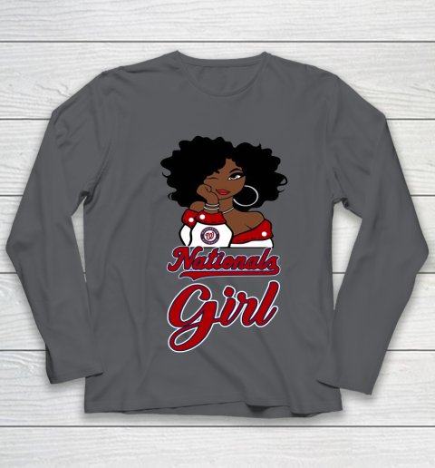 Washington Nationalss Girl MLB Youth Long Sleeve 8