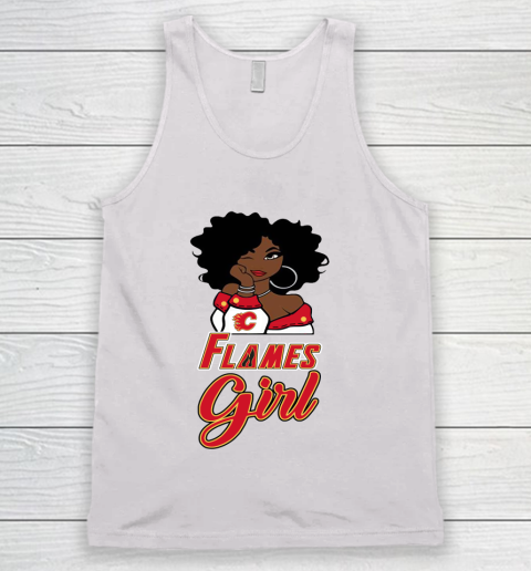 Calgary Flames Girl NHL Tank Top 2