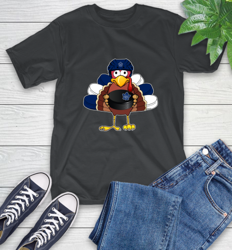 Toronto Maple Leafs Turkey Thanksgiving Day T-Shirt 2