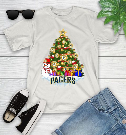 Indiana Pacers Merry Christmas NBA Basketball Sports Youth T-Shirt 12