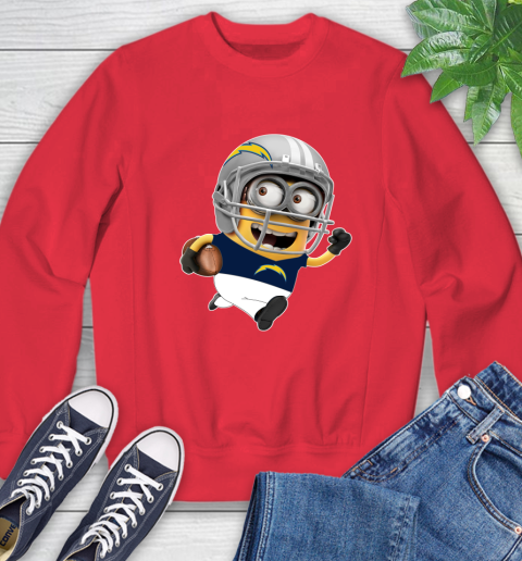 NFL San Diego Chargers Minions Disney Football Sports Sweatshirt 10