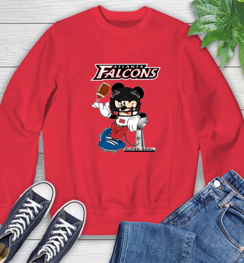 NFL Atlanta Falcons Mickey Mouse Disney Super Bowl Football T Shirt Sweatshirt 10