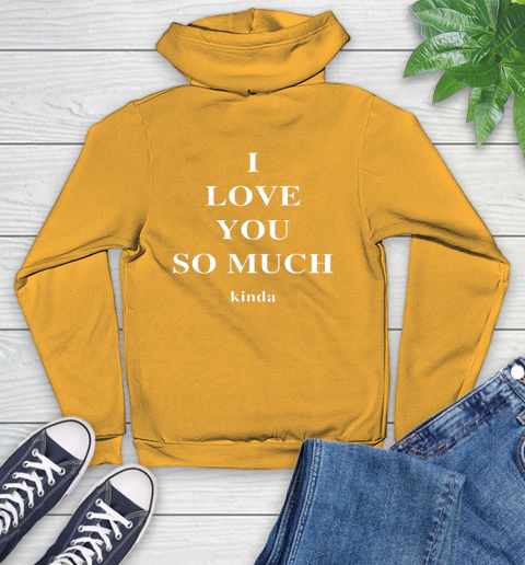 I think i love you yellow hoodie clearance