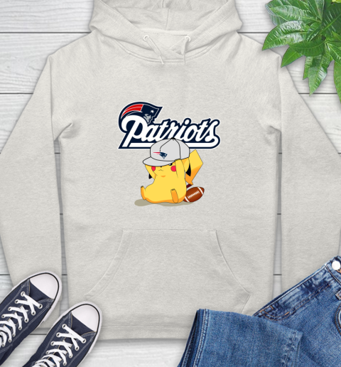 NFL Pikachu Football Sports New England Patriots Hoodie 12