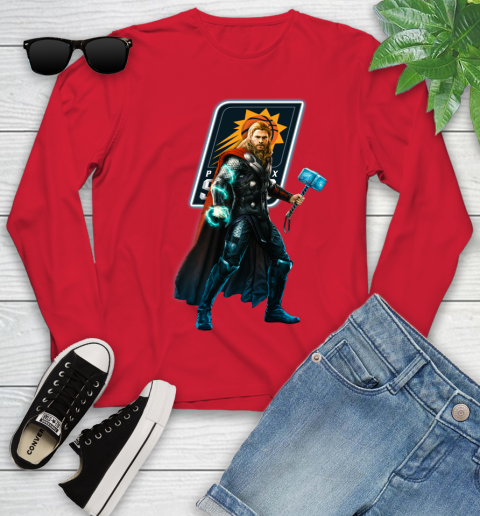 NBA Thor Avengers Endgame Basketball Phoenix Suns Youth Long Sleeve 11