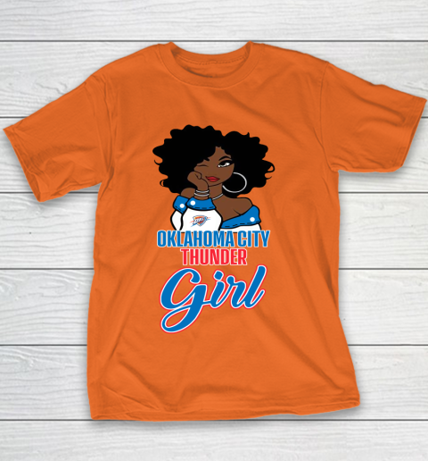 Oklahoma City Thunder Girl NBA Youth T-Shirt 7