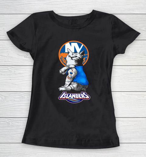 NHL My Cat Loves New York Islanders Hockey Women's T-Shirt