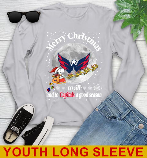 Washington Capitals Merry Christmas To All And To Capitals A Good Season NHL Hockey Sports Youth Long Sleeve 5