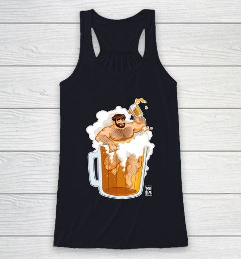 ADAM LIKES A BIG BEER LGBT Gay Pride Racerback Tank 7