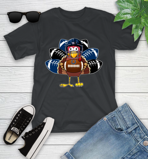 Indianapolis Colts Turkey Thanksgiving Day Youth T-Shirt 2