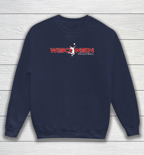 Wisconsin Volleyball Shirt WI Court Game The Badger State Souvenir Sweatshirt 2