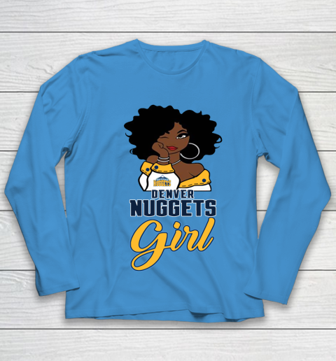 Denver Nuggets Girl NBA Youth Long Sleeve 7