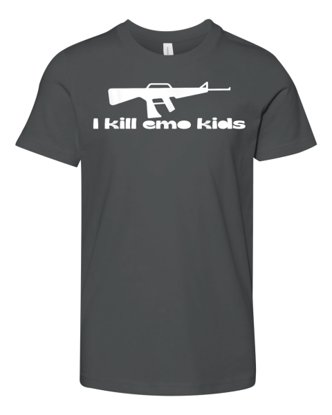 I kill Emo Kids GUn Premium Youth T-shirt
