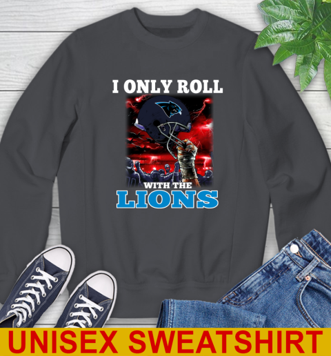Carolina Panthers NFL Football I Only Roll With My Team Sports Sweatshirt 7