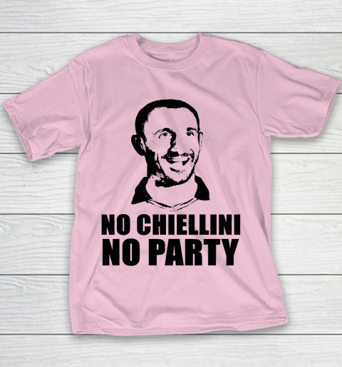 No Chiellini, No Party Italia Champion Euro Player Youth T-Shirt 5