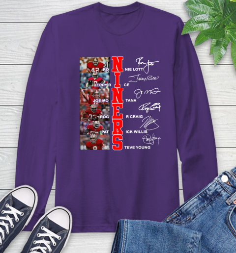 Niners Player Name And Signature San Francisco 49ers Shirts 58
