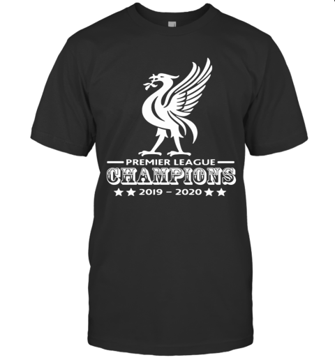 Liverpool Football Club Premier League Champions 2019 2020 Stars T-Shirt
